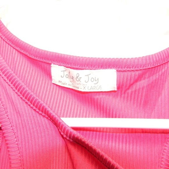 Jolie & Joy Set of 2 Rouched Halter Crop Tank NWT Juniors XL Yoga Biking NWT - Picture 7 of 9